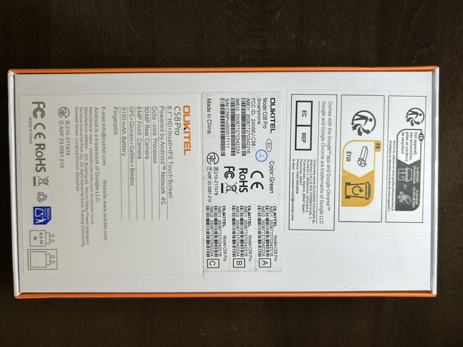 Смартфон Oukitel C58 Pro 6/256 Green