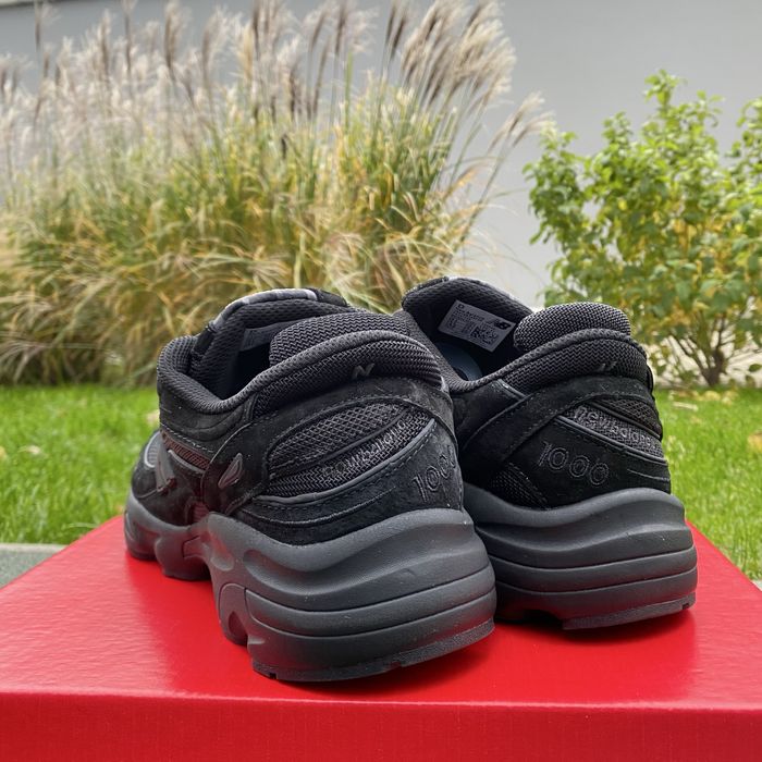 Кроссовкі new balance 1000 чорни натурално замш деми сезон