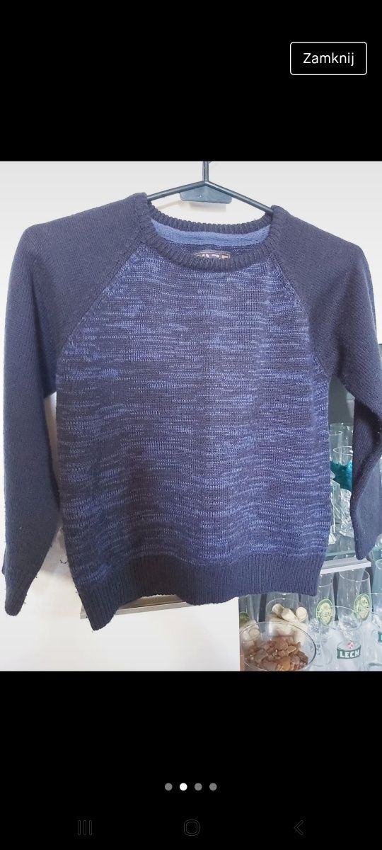 Sweter dla chłopca rozmiar  122