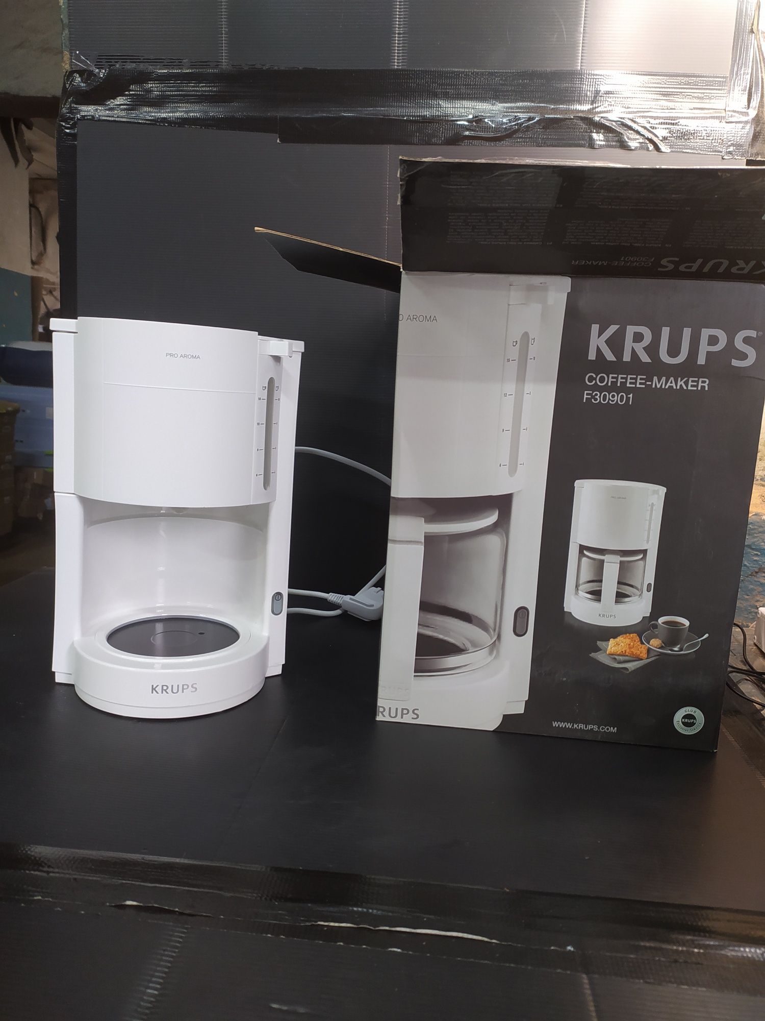 Krups Ekspres do kawy F 309 01 ProAroma Biały