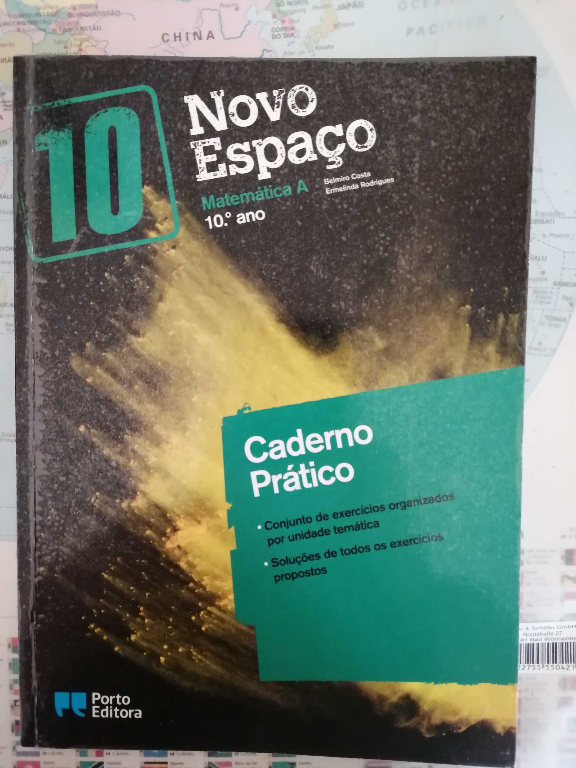 Cadernos atividades 10º ano, novos e como novos