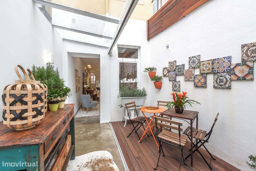 Apartamento T1 com terraço, Estrela, Lisboa