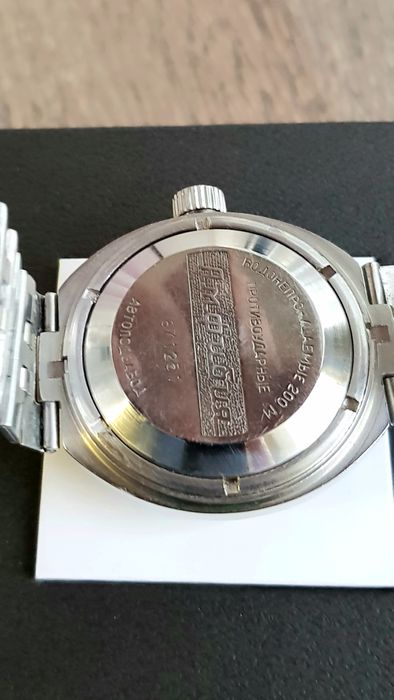 Годинник Восток Амфибия Аквалангист Сталь Автоподзавод 2416.Б SU USSR