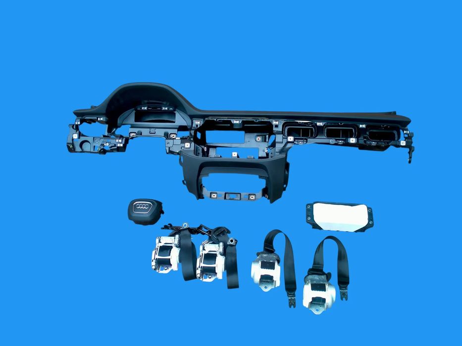 AUDI Q7 4M / KONSOLA / DESKA / AIRBAG / PASY / CZARNA / ORYGINAŁ Demontaż