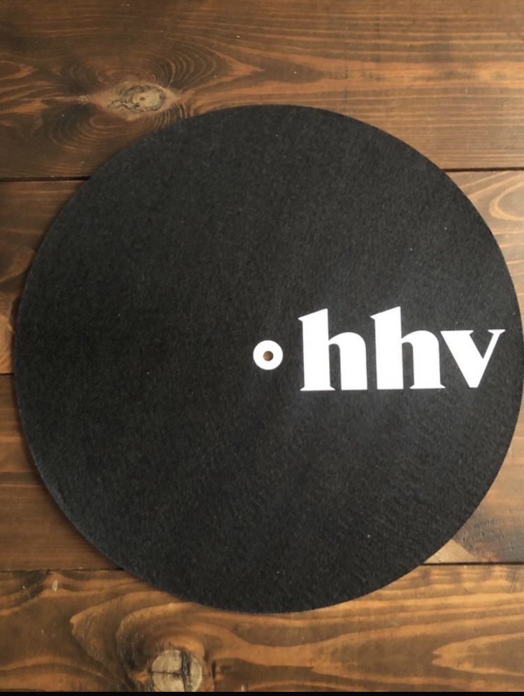2x Slipmat slipmata turntable HHV gramofon + coasters