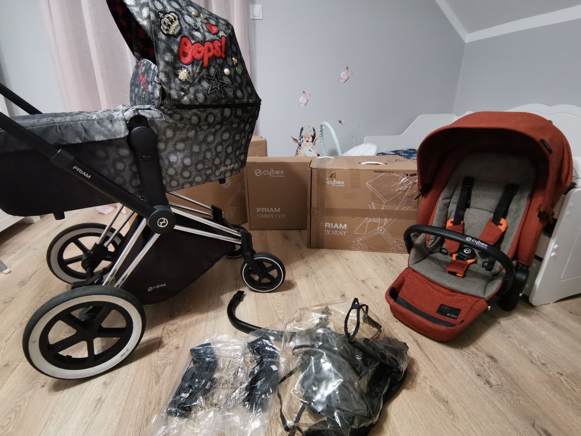 Wózek Cybex Priam Rebellious, spacerówka i gondola