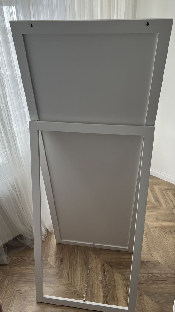 Lustro stojace biale biala rama lustro duze Jak NOWE 180x70cm