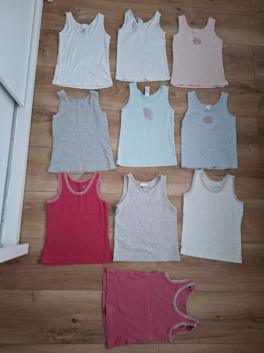 Podkoszulki 98 104 zestaw 10 szt megapaka c&a h&m bawełna