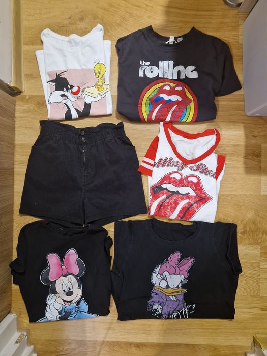 Mega paka ubrań damskich m bluzki sukienki sweter