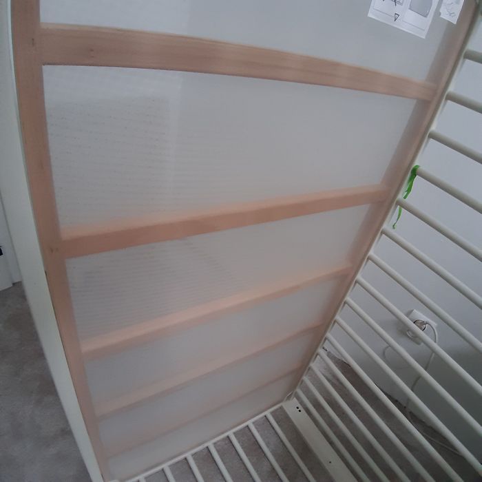 Łóżeczko dziecięce z materacem i dodatkową barierką