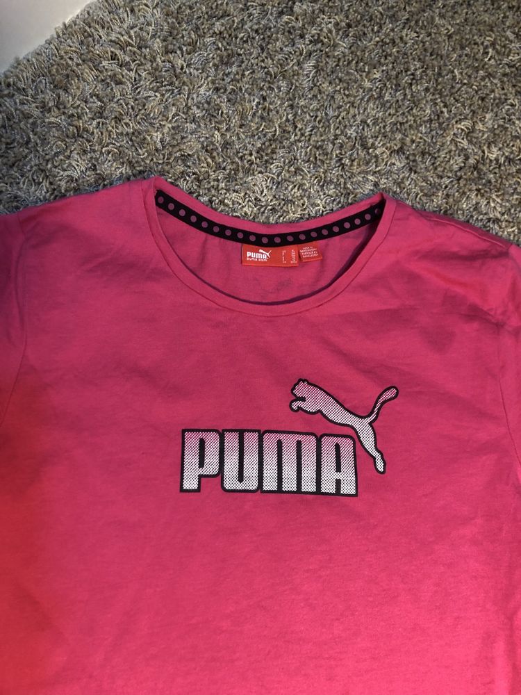 T-shirt koszulka bluzka Puma różowa sport siłownia 32/34 xs