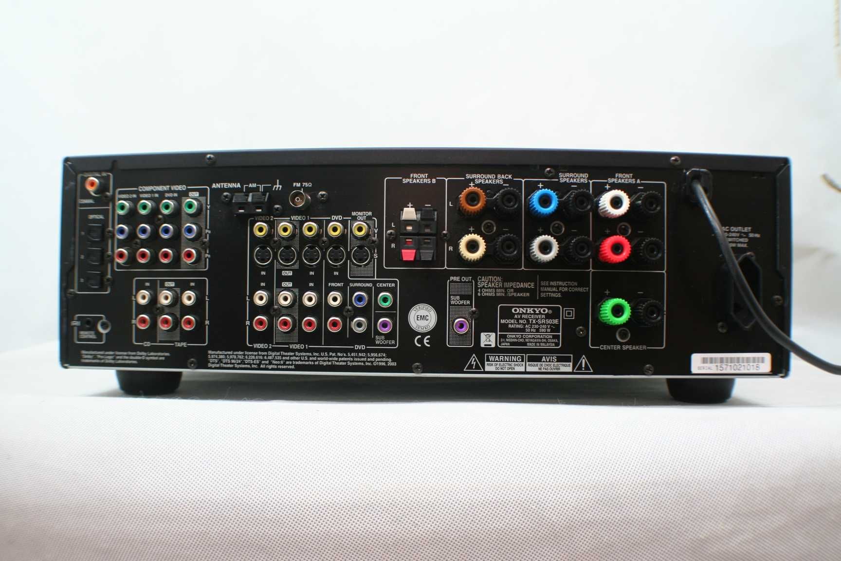 Amplituner ONKYO TX-SR503E|7x100W|DTS|HDMI|PILOT