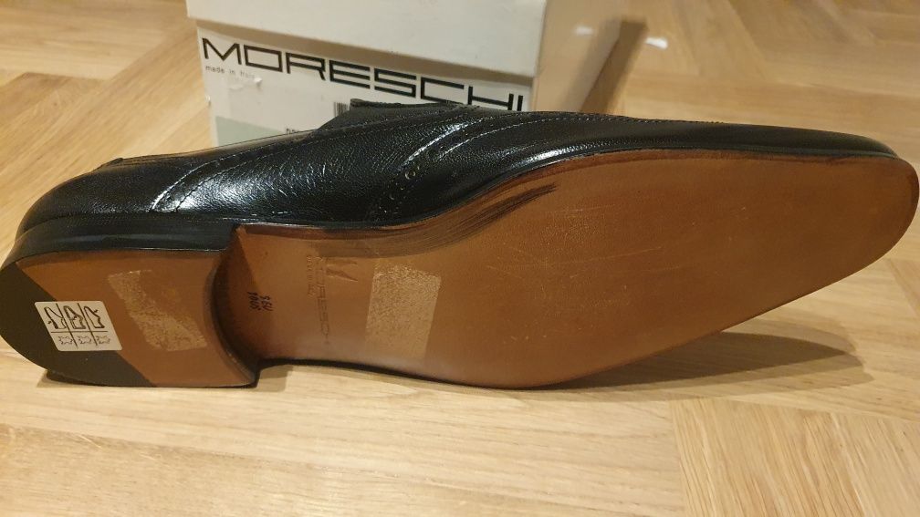 Mokasyny Moreschi Caster rozm. 9 (43-44), NOWE, Loafersy, Półbuty