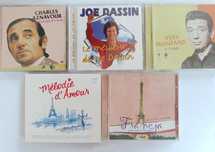 6x CD muzyka francuska Francja Paryż Yves Montand Aznavour J. Dassin