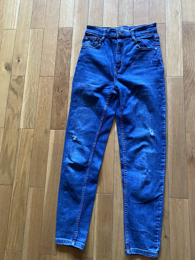 Spodnie jeansowe damskie Pull &Bear rozm M