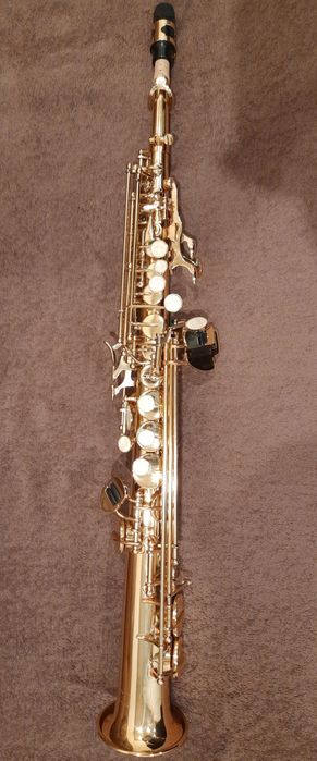 Saksofon sopranowy B, NOWY, pięknie grawerowany, zestaw plus gratisy!