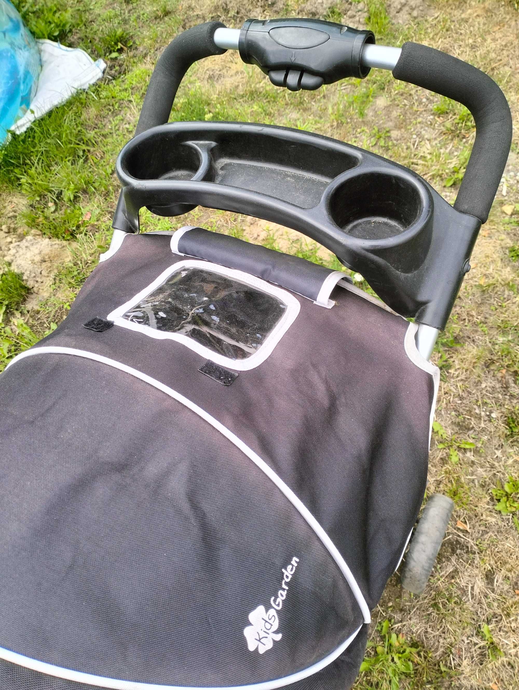 Wózek spacerowy czarny