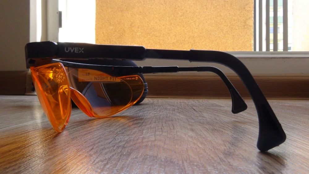 Okulary UVEX Night Fit nocne światło NOWE!