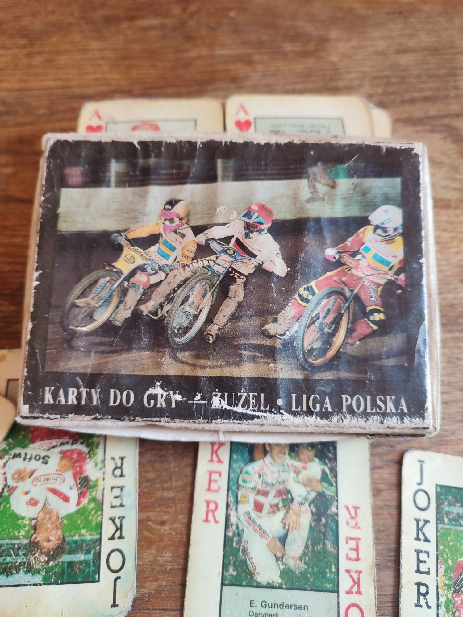 Karty do gry Żóżel liga polska retro speedway