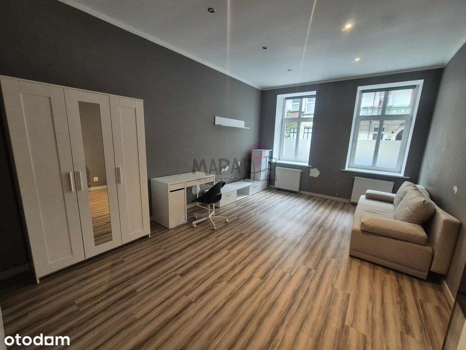 2 pokoje, parter, Centrum, kamienica- 42m2 +18m2