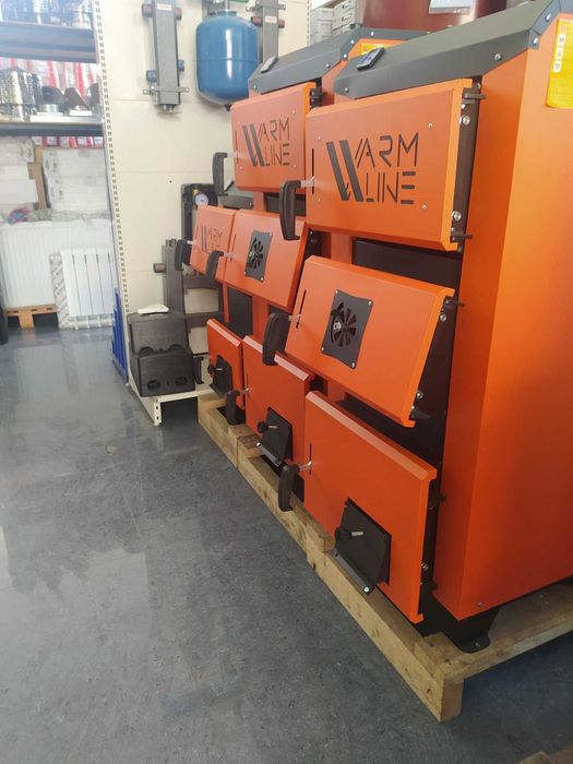 Купити котел на дрова, твердопаливний котел, сталь 6мм, дровяний котел