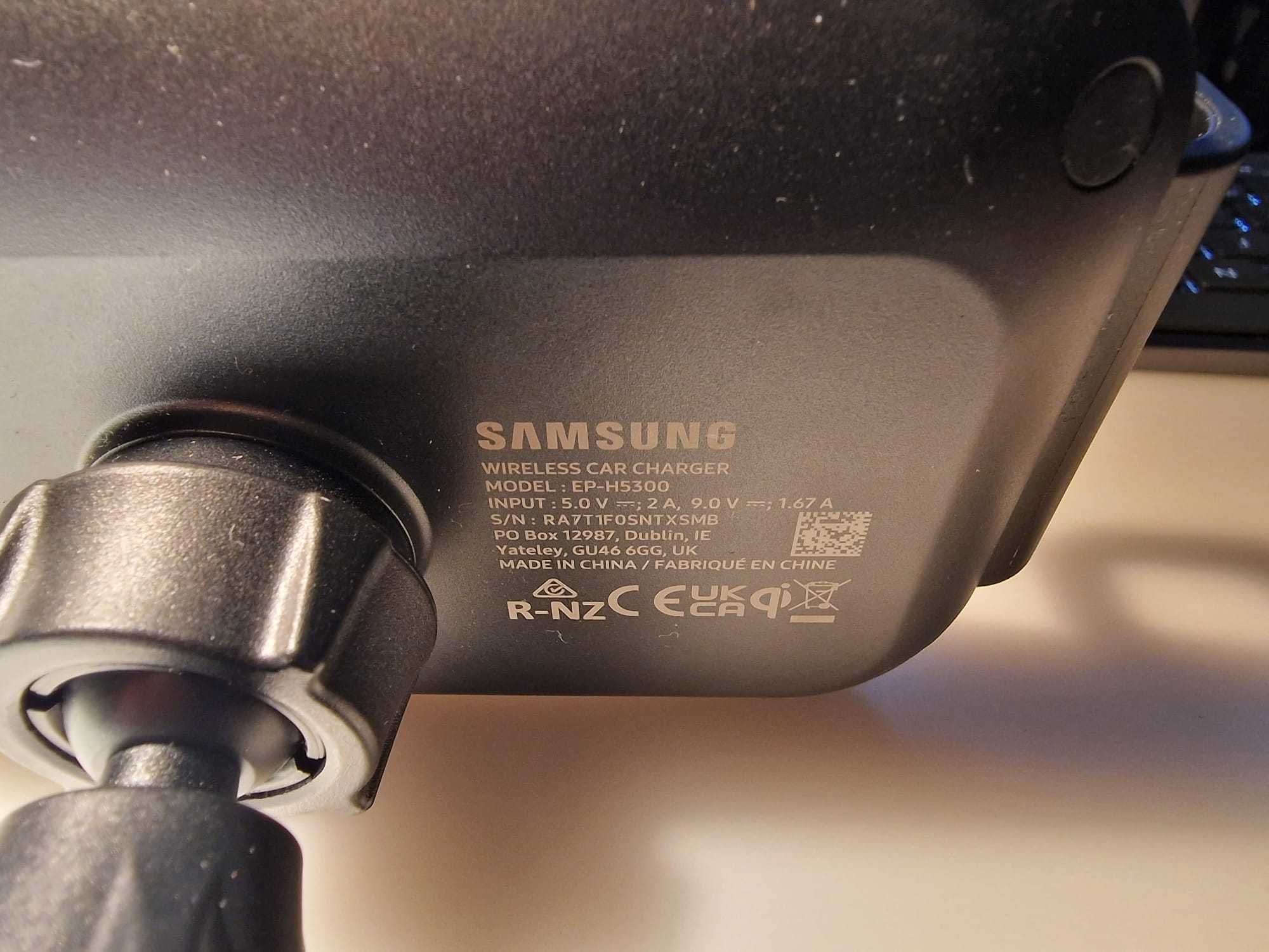 Carregador de Carro Samsung Wireless Car Charger Preto com garantia