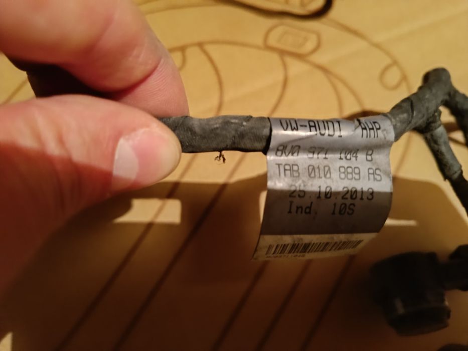 Wiązka tył PDC czujniki parkowania Audi A3/ S3 8v5/ 8v0