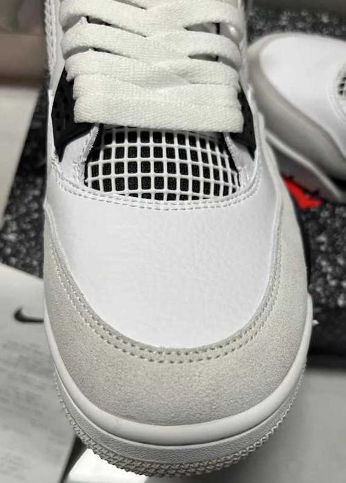 "Buty Mokasyny" Jordan_4_Retro_Military_Black rozmiar.41