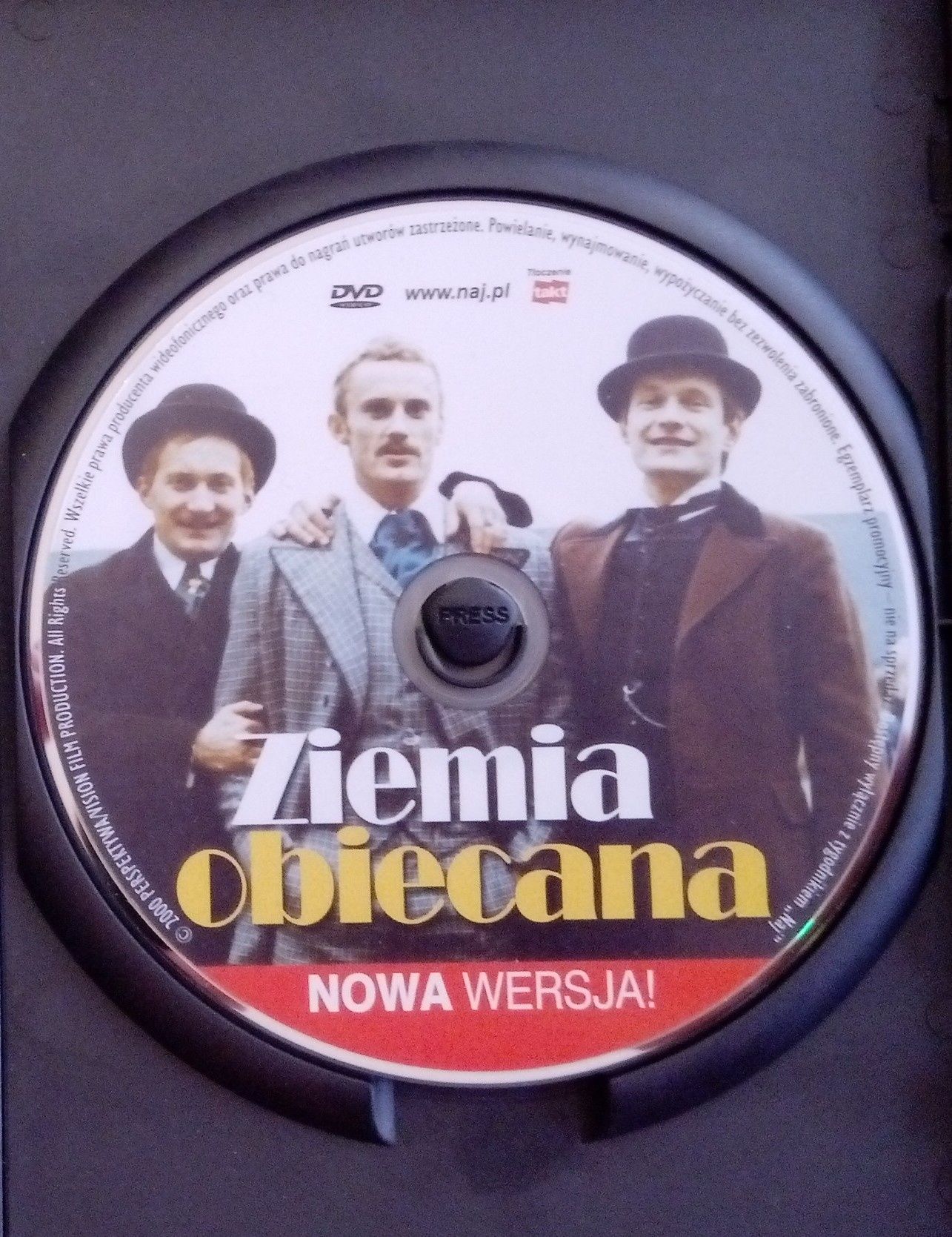 Ziemia obiecana DVD Wajda Olbrychski