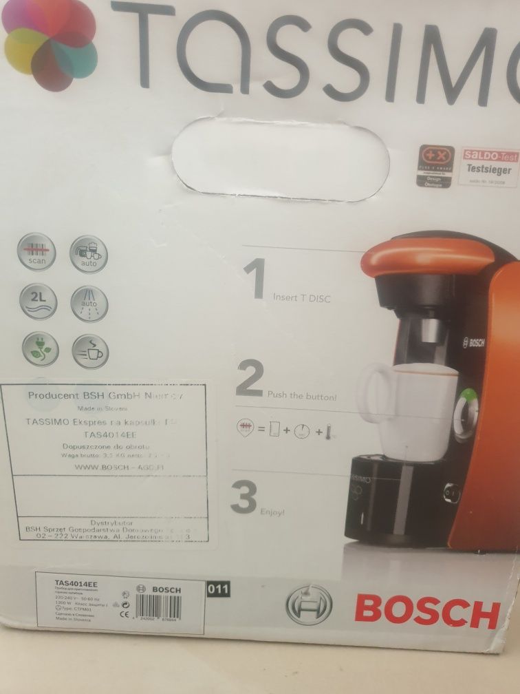 Ekspres Tassimo kapsulki Bosch