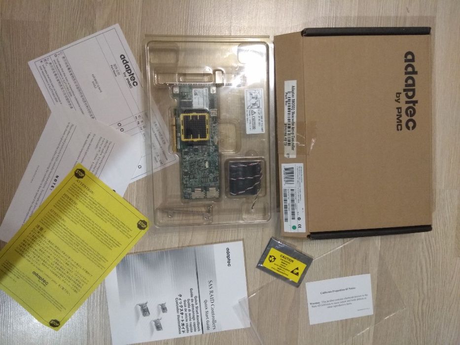 RAID контроллер Adaptec ASR 5805Z/Q 512Mb + ZMM-100CC