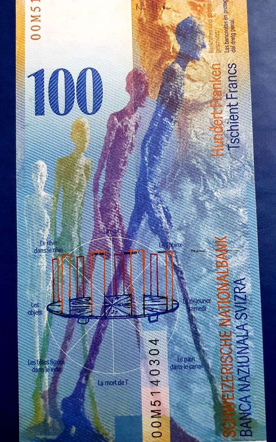 Banknoty Banknot Szwajcaria 100 franków suer !per