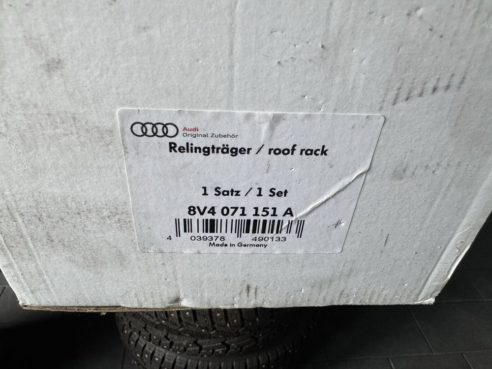 Sprzedam Belgi na relingi Bagażnik Dachowy a3 sportback 8V4.071151A
