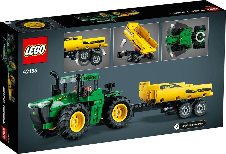 Конструктор LEGO Technic Трактор John Deere 9620R 4WD (42136) Лего