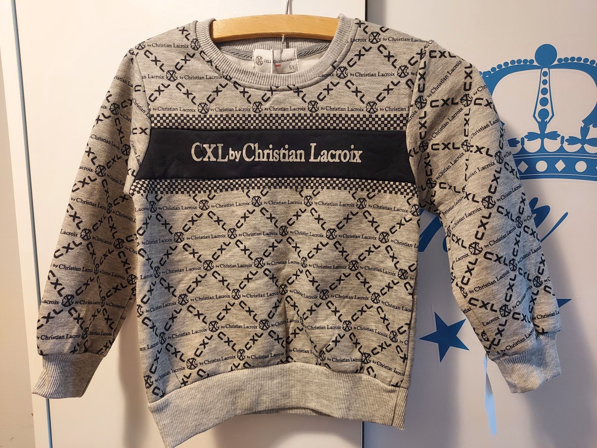 Фирменный оригинал свитшот толстовка худи свитер Christian Lacroix