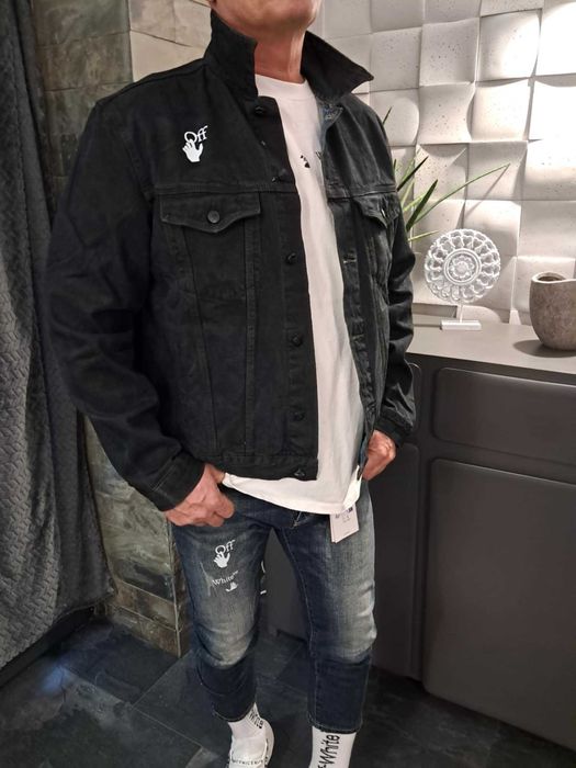 Kurtka jeans Off White rozmiar  XXL