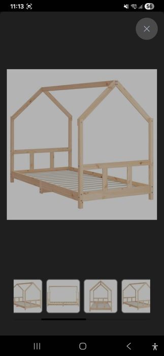 Cama montessori criança