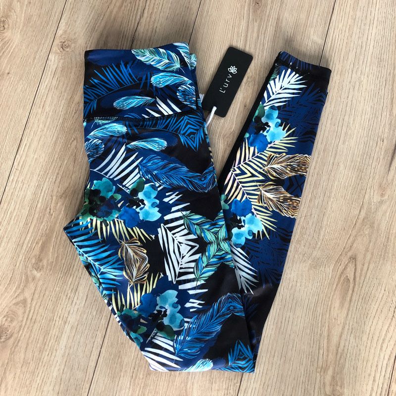 L’urv Tropic Thunder nowe legginsy sportowe XS 34 fitness getry