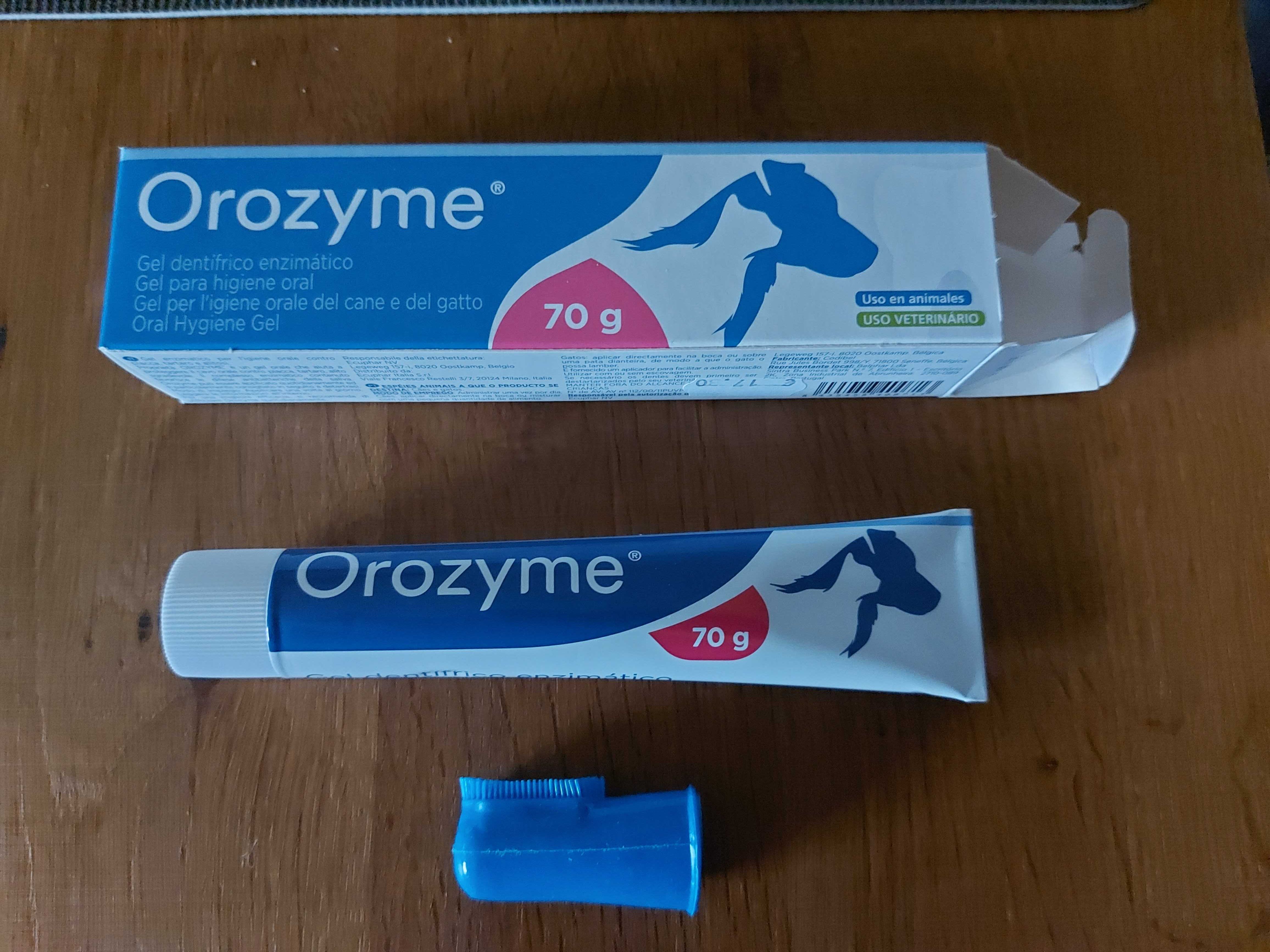 Pasta de dentes para cães e gatos - OROZYME