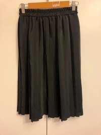 Spódnica midi plisowana czarna