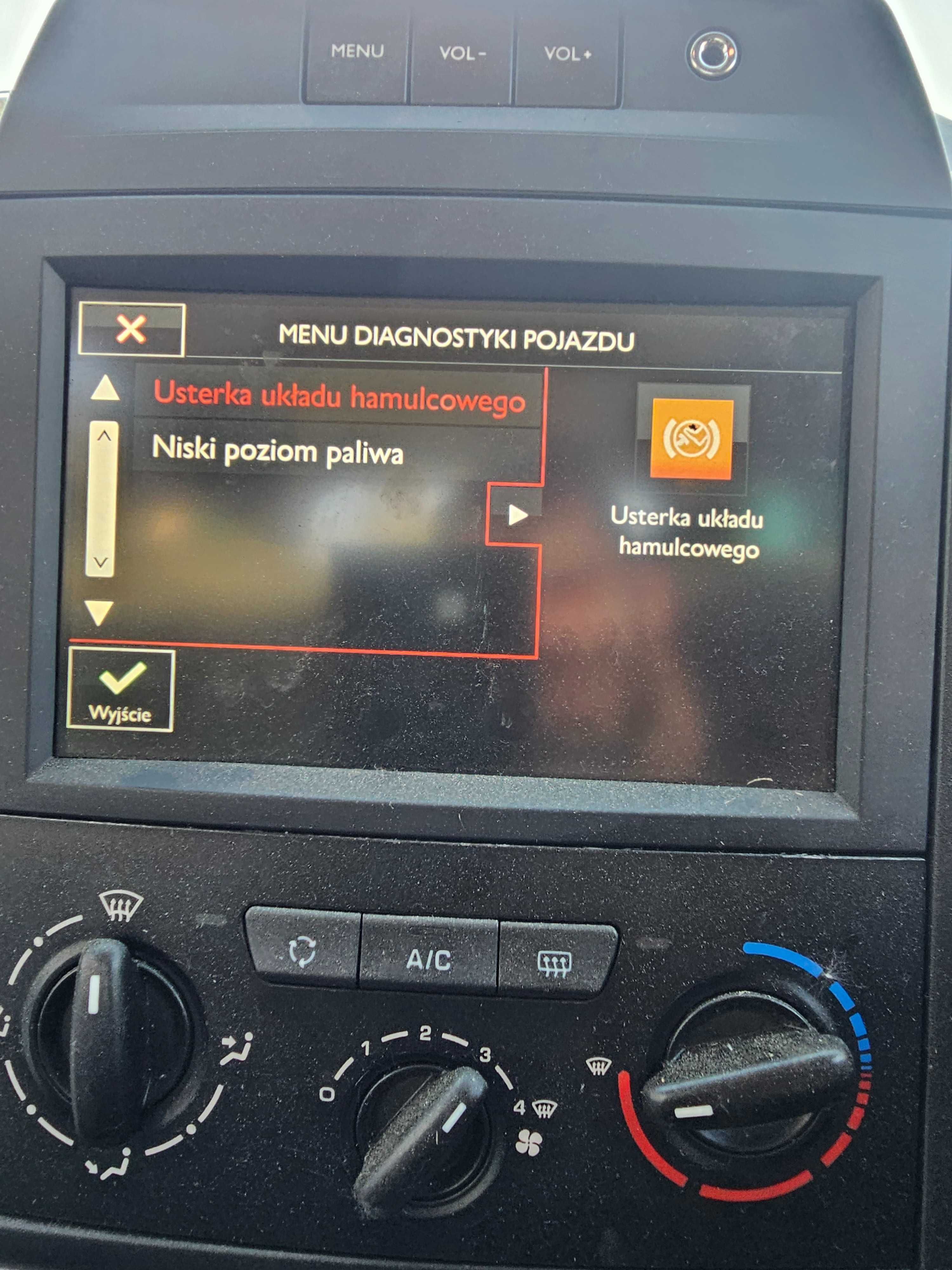 Partner Citroen Berlingo II Lift III 15r Radio Wyświetlacz Radia