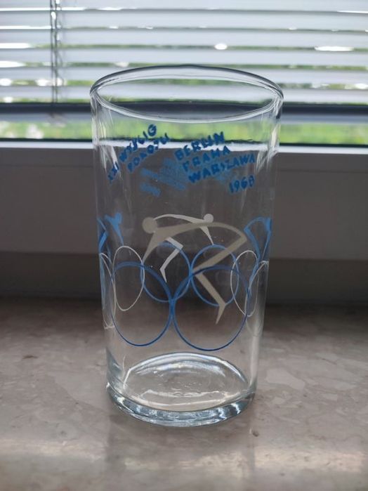 Szklanka XXI Wyścig Pokoju 1968 Rok Berlin-Praha-Warszawa Do Neg.