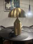 Lampa złoty grzyb designerska duza 50cm tanio atollo