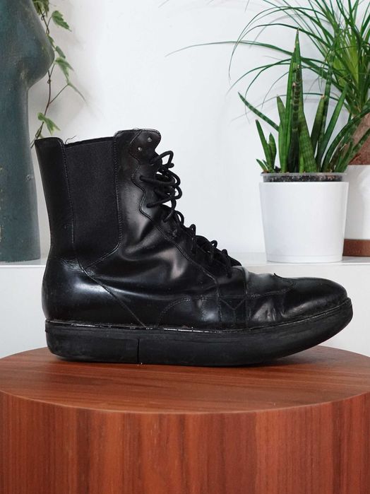 Y-3 Yohji Yamamoto skórzane buty męskie, rozmiar 45, używane, designer