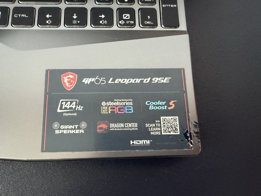 Ноутбук MSI GP65 Leopard