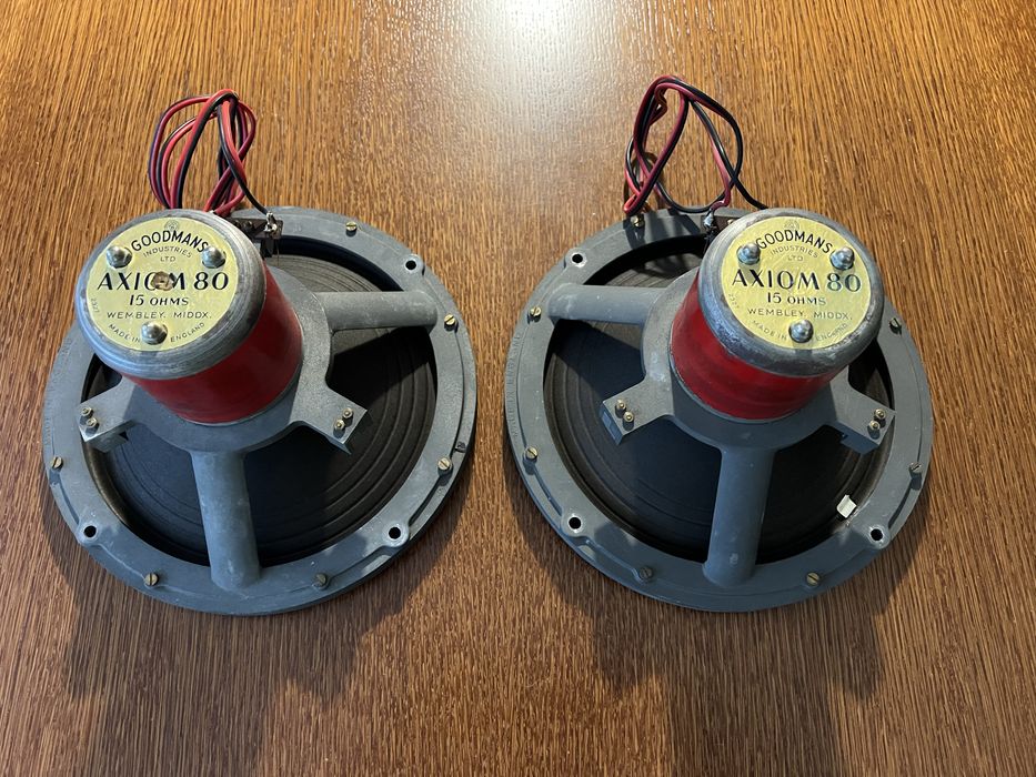 Goodmans Axiom 80, obudowa Corner Canterbury 12", Tannoy HPD, Gold