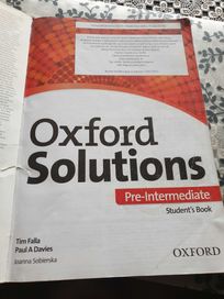 J. Angielski Oxford Solutions kl. II technikum i liceum