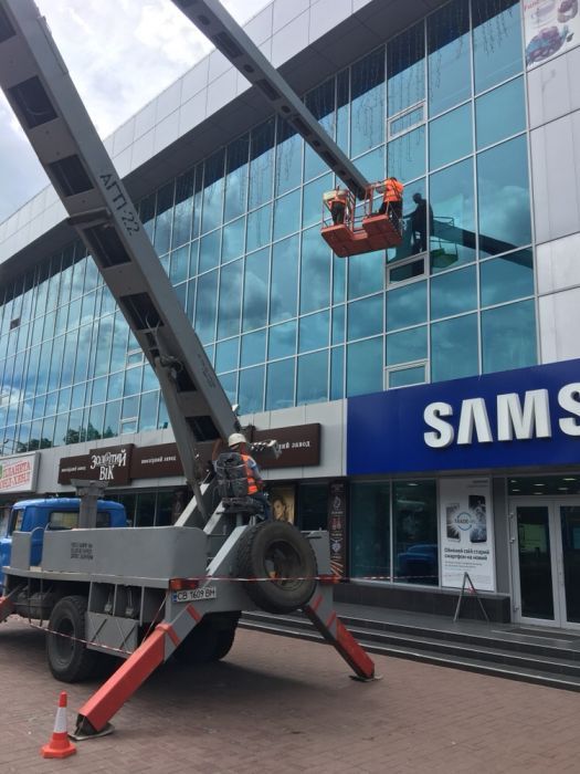 Автовышка АГП-22. Аренда авто вышки