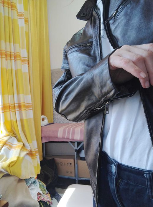 Куртка мужская кожаная, Львовская, Сантим