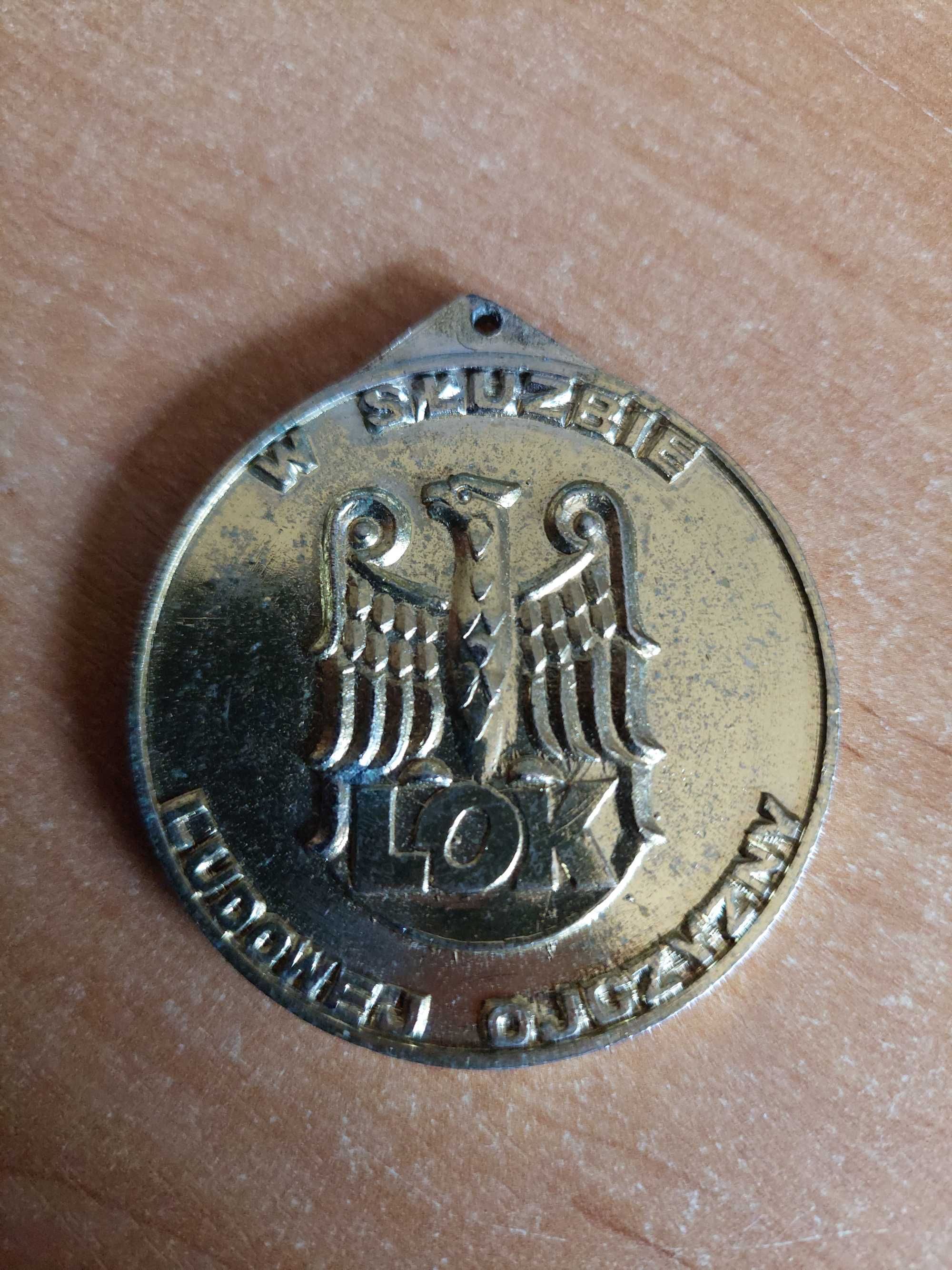 Medal LOK Zawody obronne